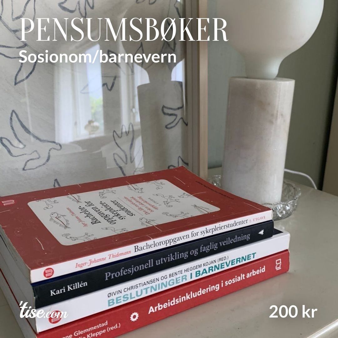 PENSUMSBØKER