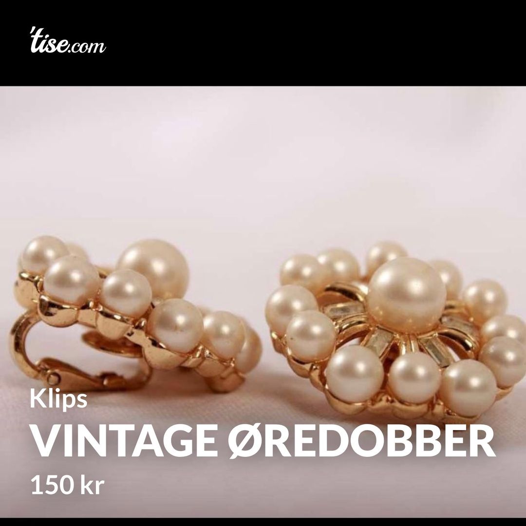 Vintage øredobber