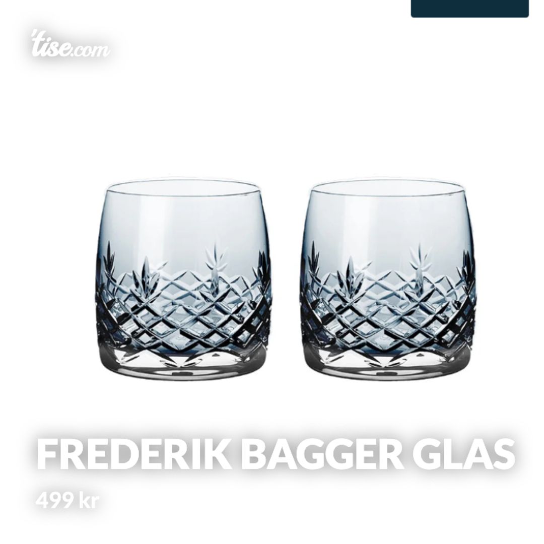 Frederik Bagger glas