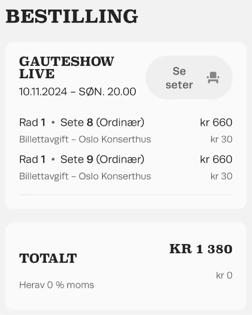 Gauteshow Live