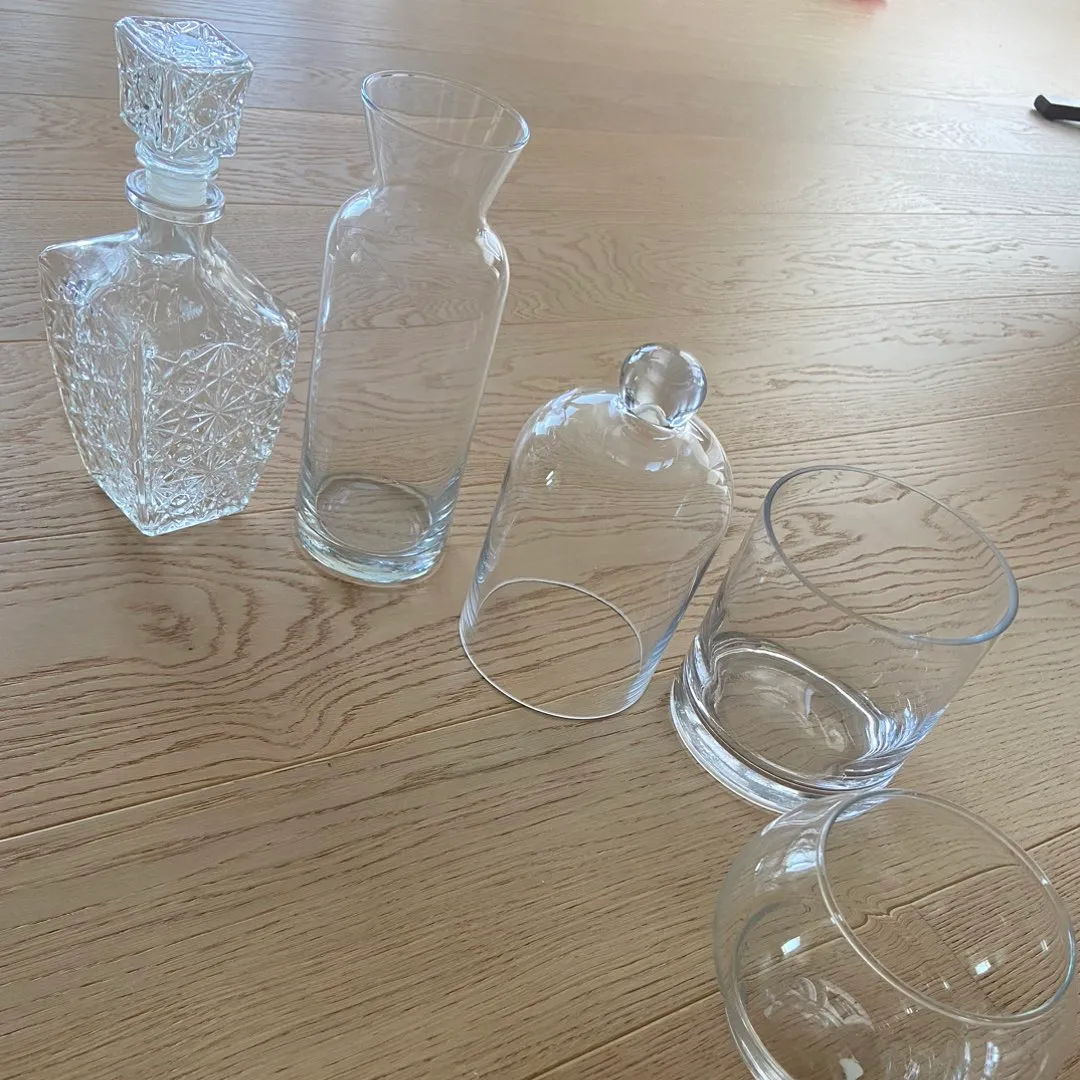 Interiør pakke glass