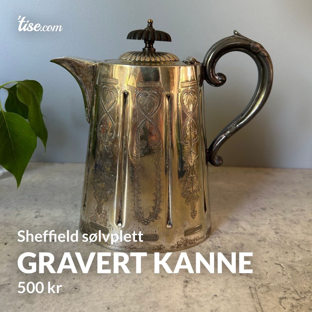 Gravert kanne