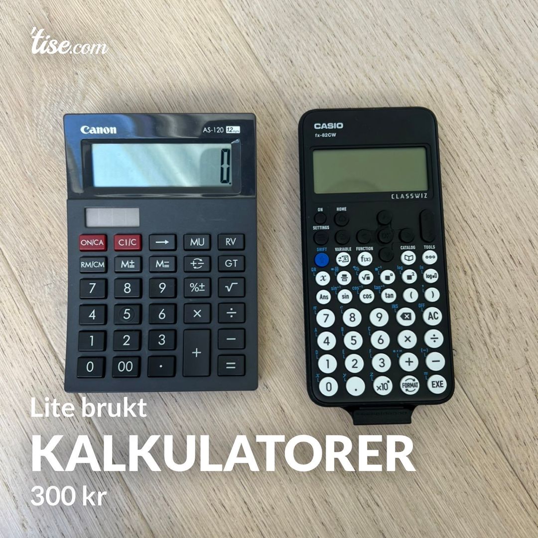 Kalkulatorer