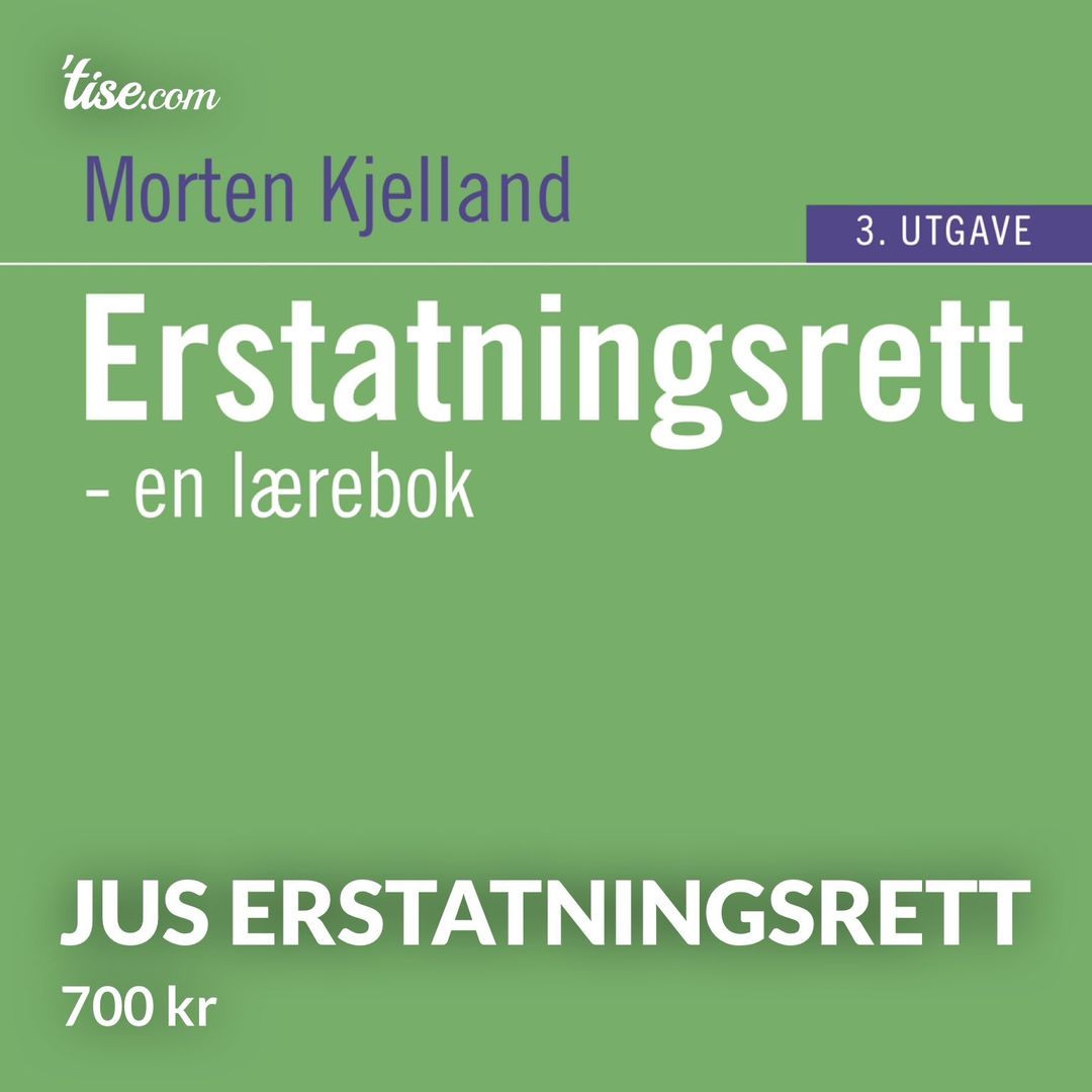 JUS Erstatningsrett