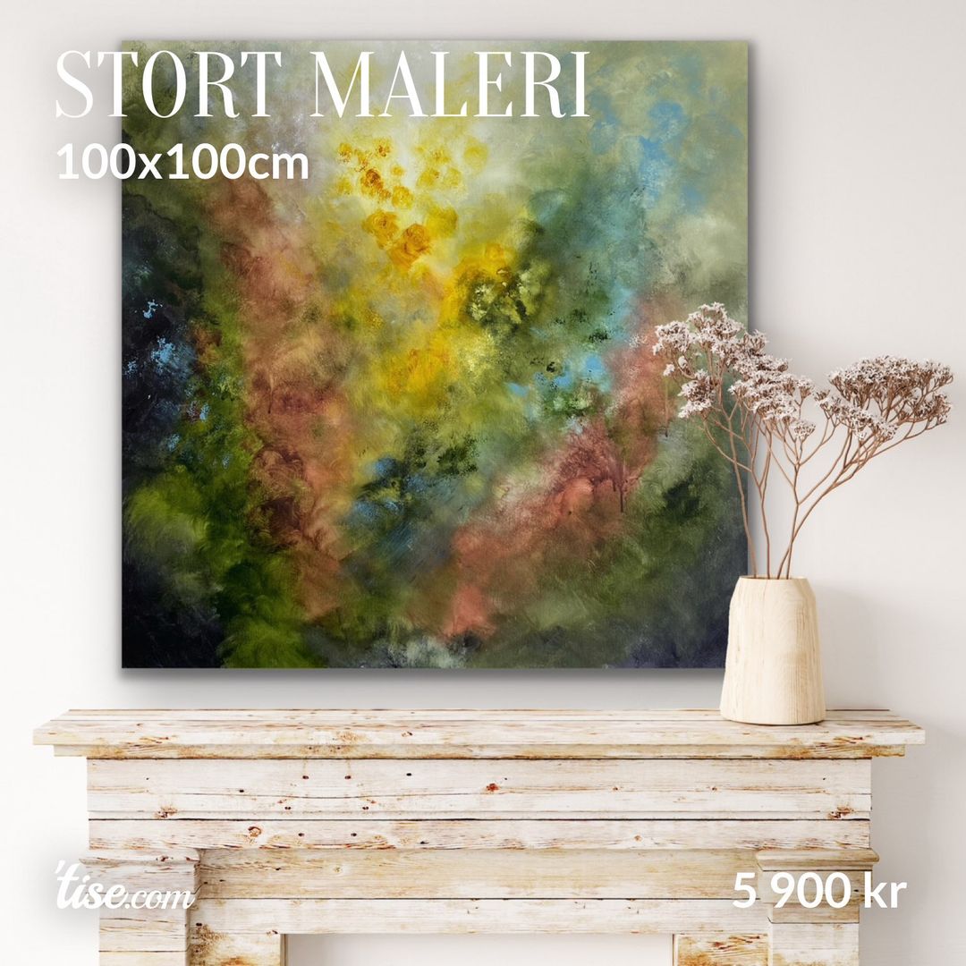 Stort maleri