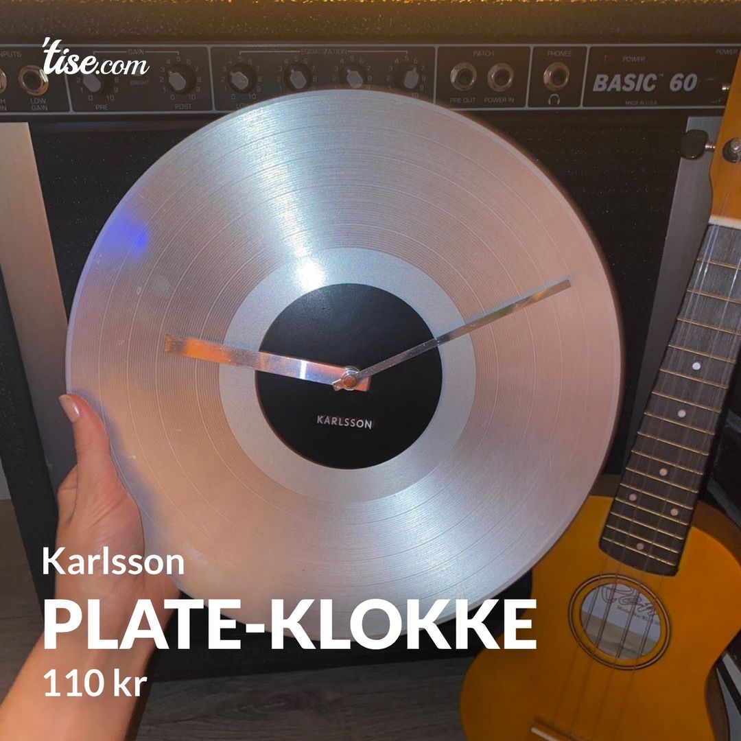 Plate-klokke