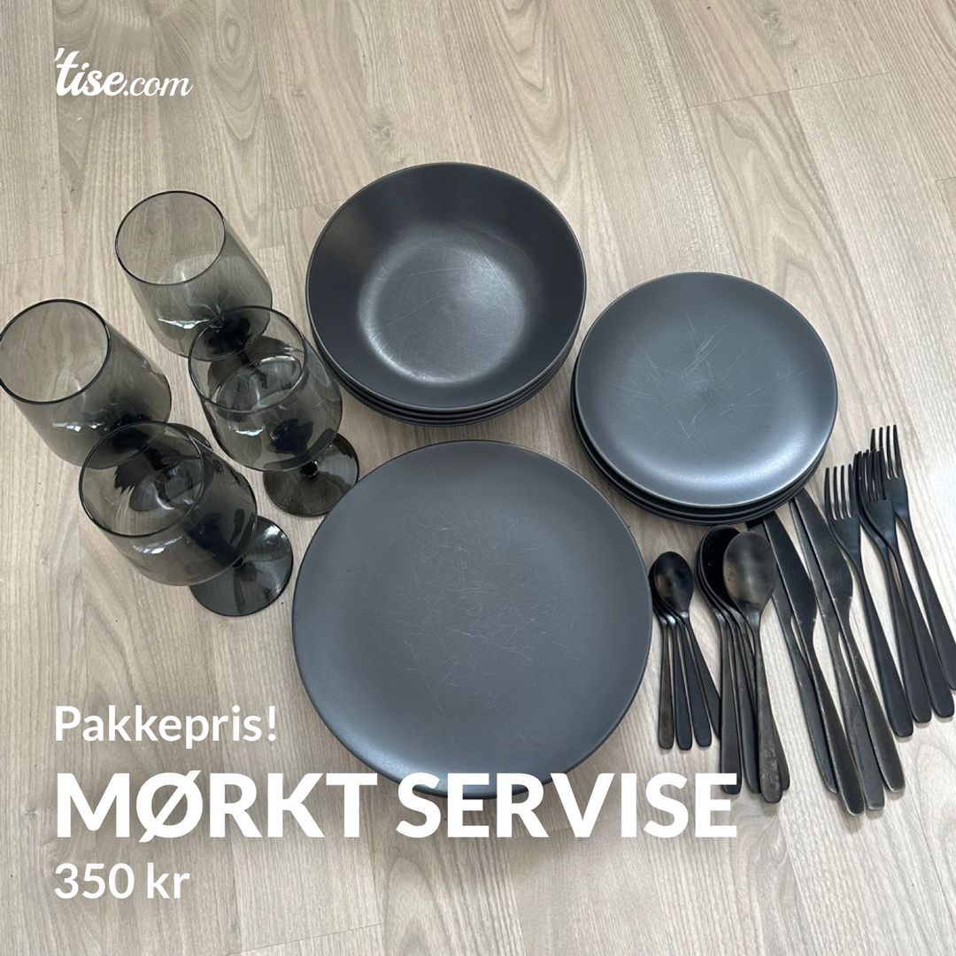 Mørkt Servise