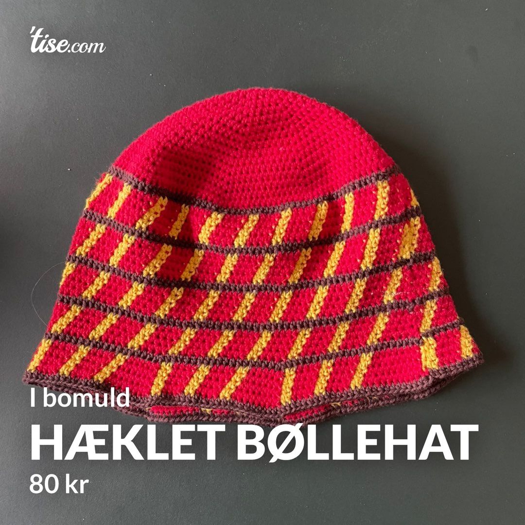 Hæklet bøllehat