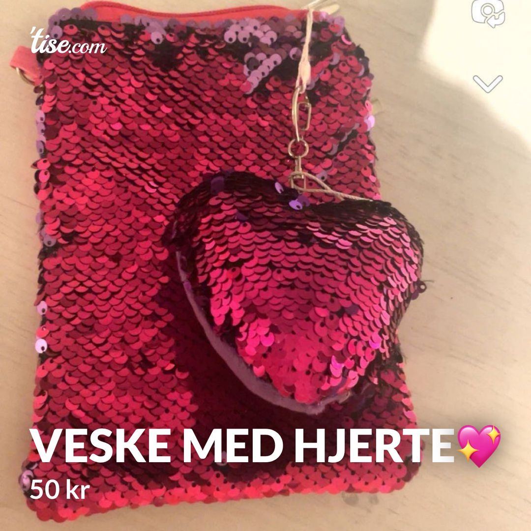 Veske med hjerte💖