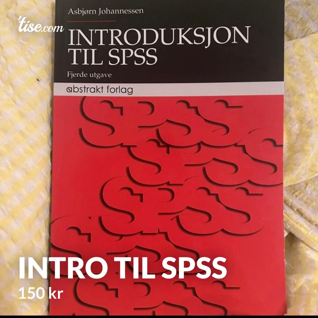 Intro til spss