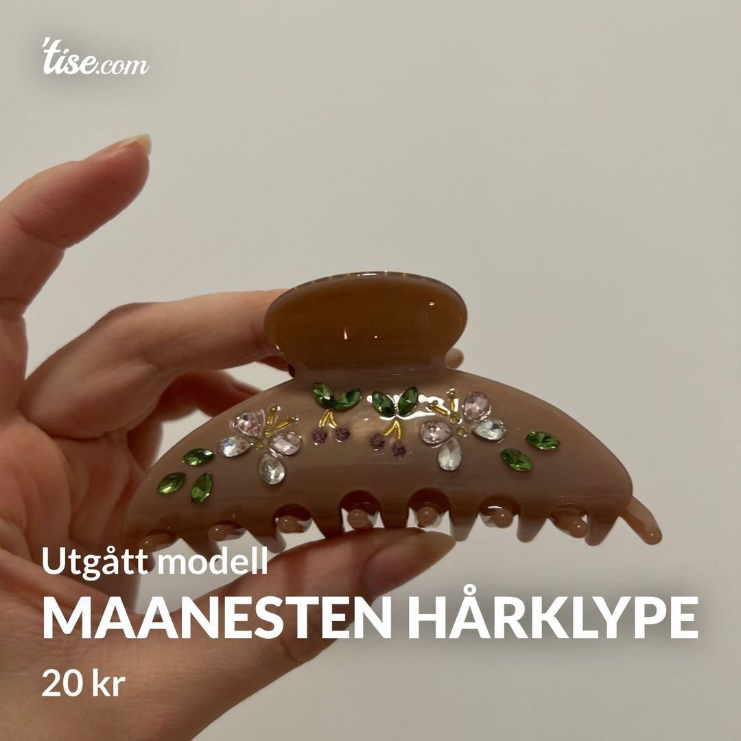 Maanesten hårklype