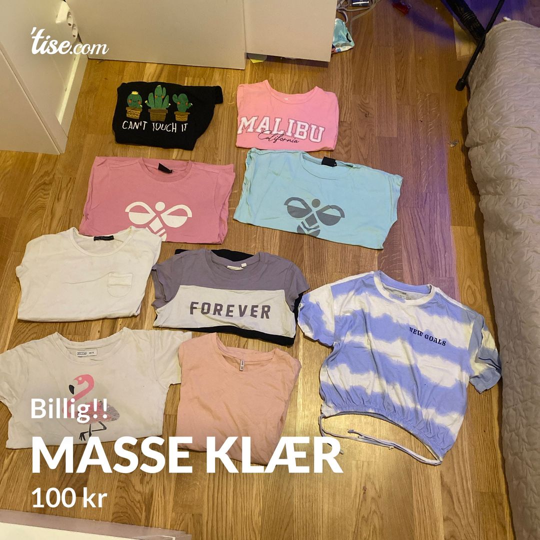 Masse klær