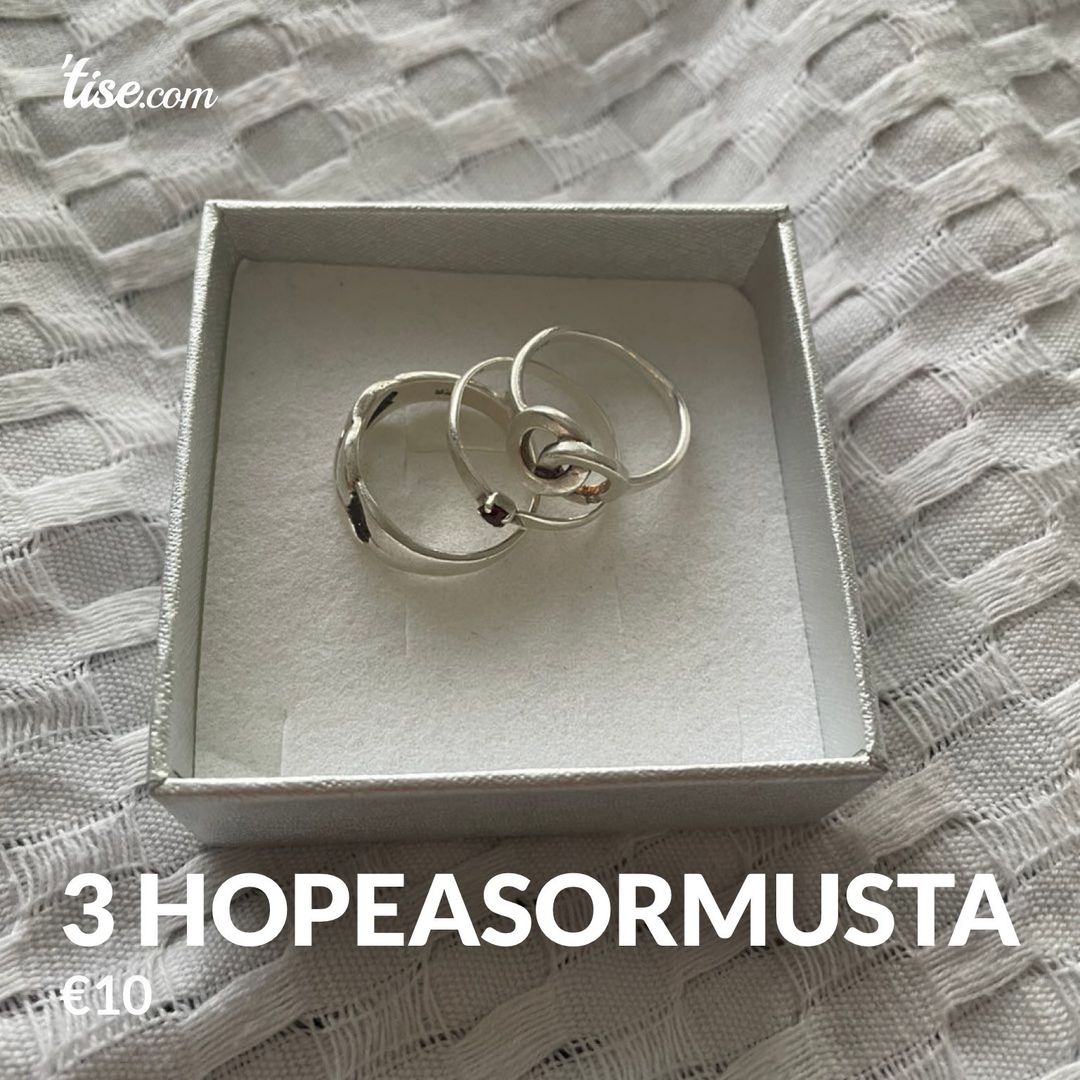 3 hopeasormusta