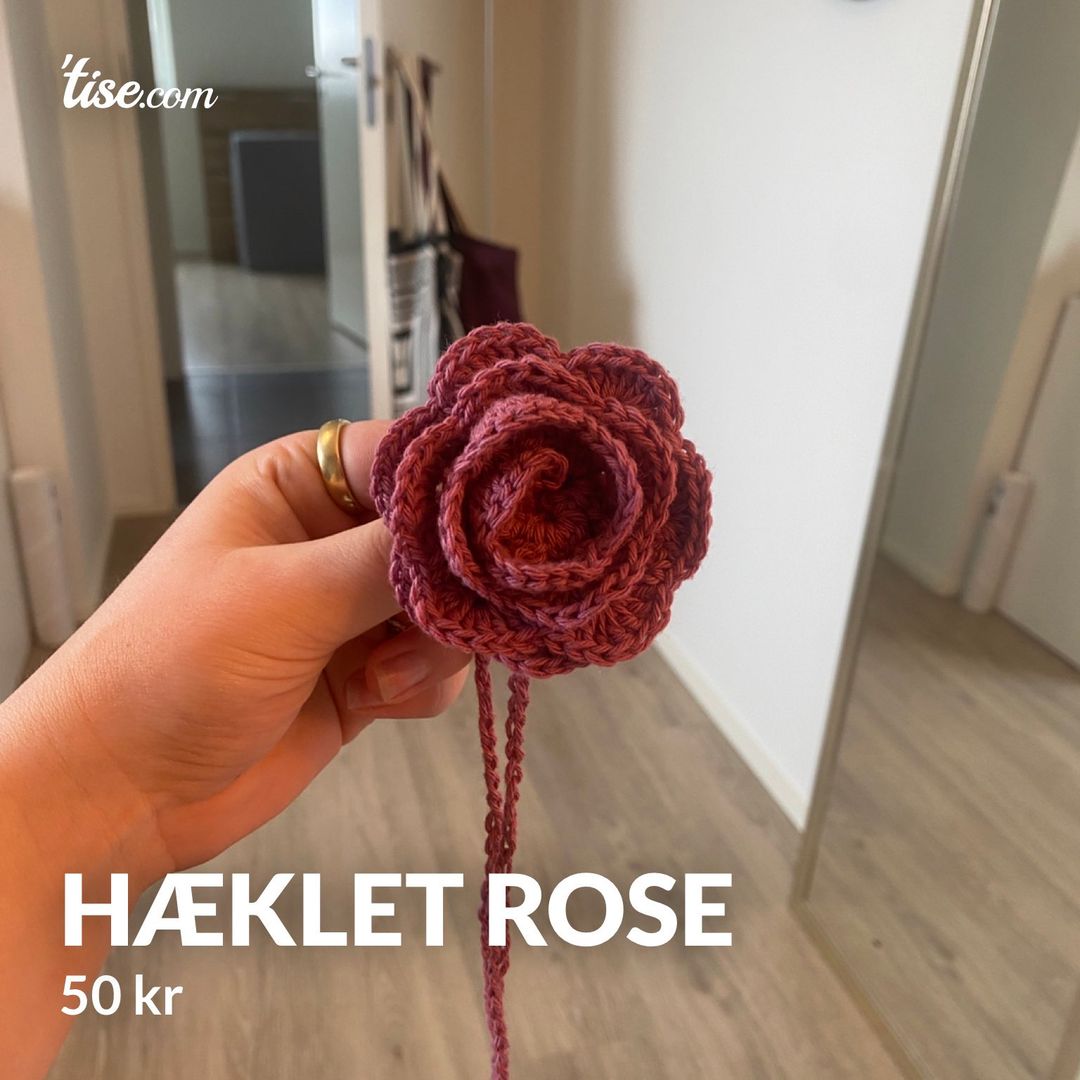 Hæklet rose