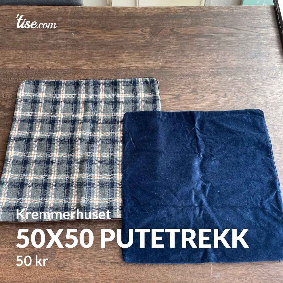 50x50 Putetrekk