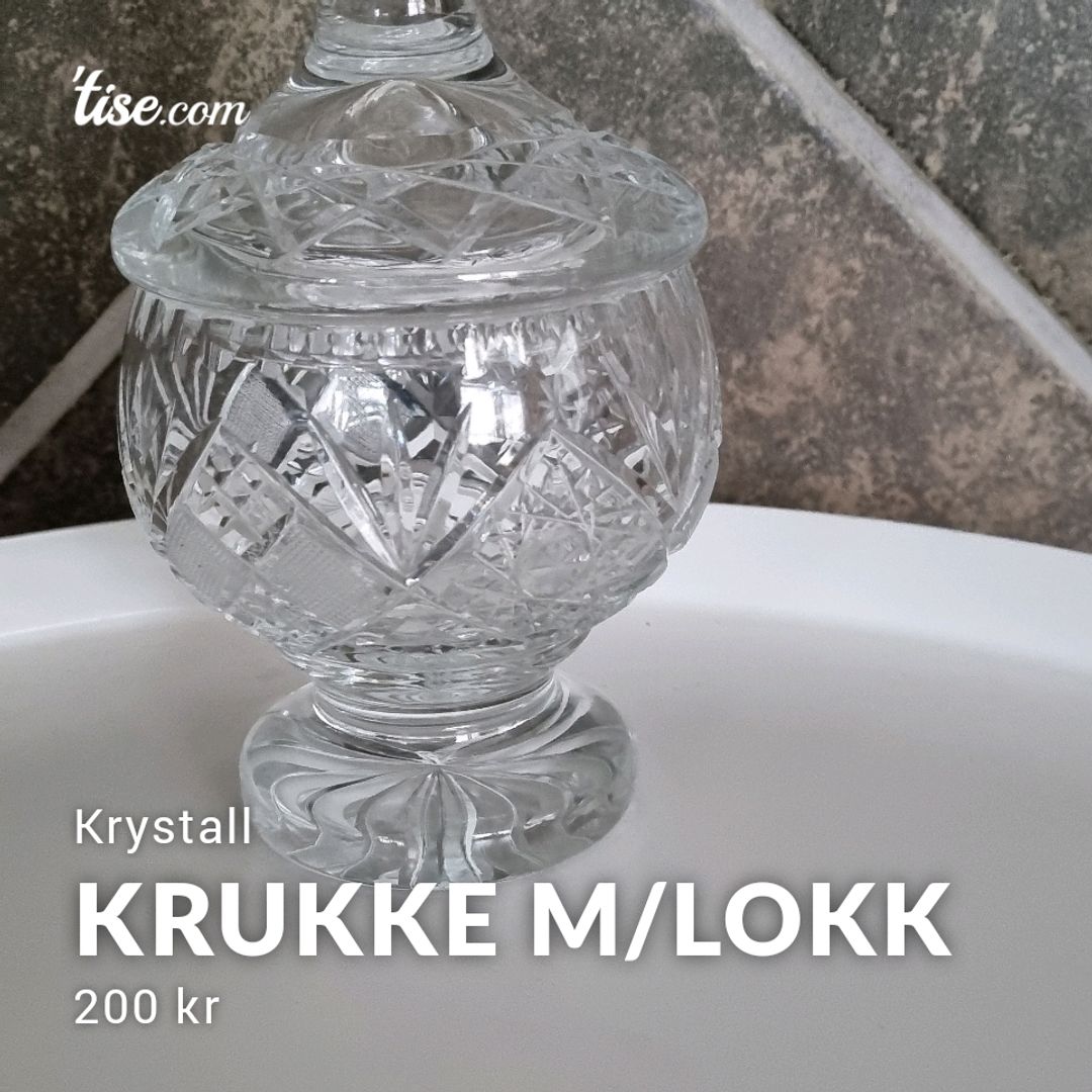 Krukke m/lokk