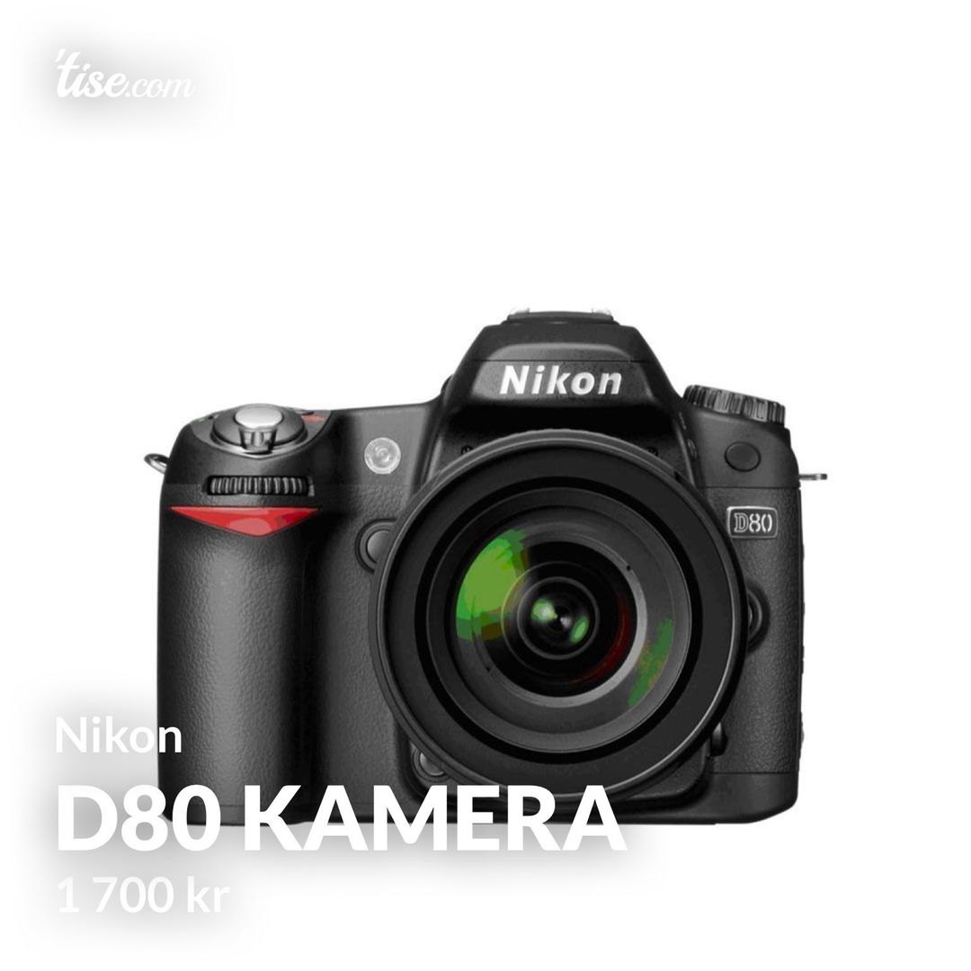D80 kamera