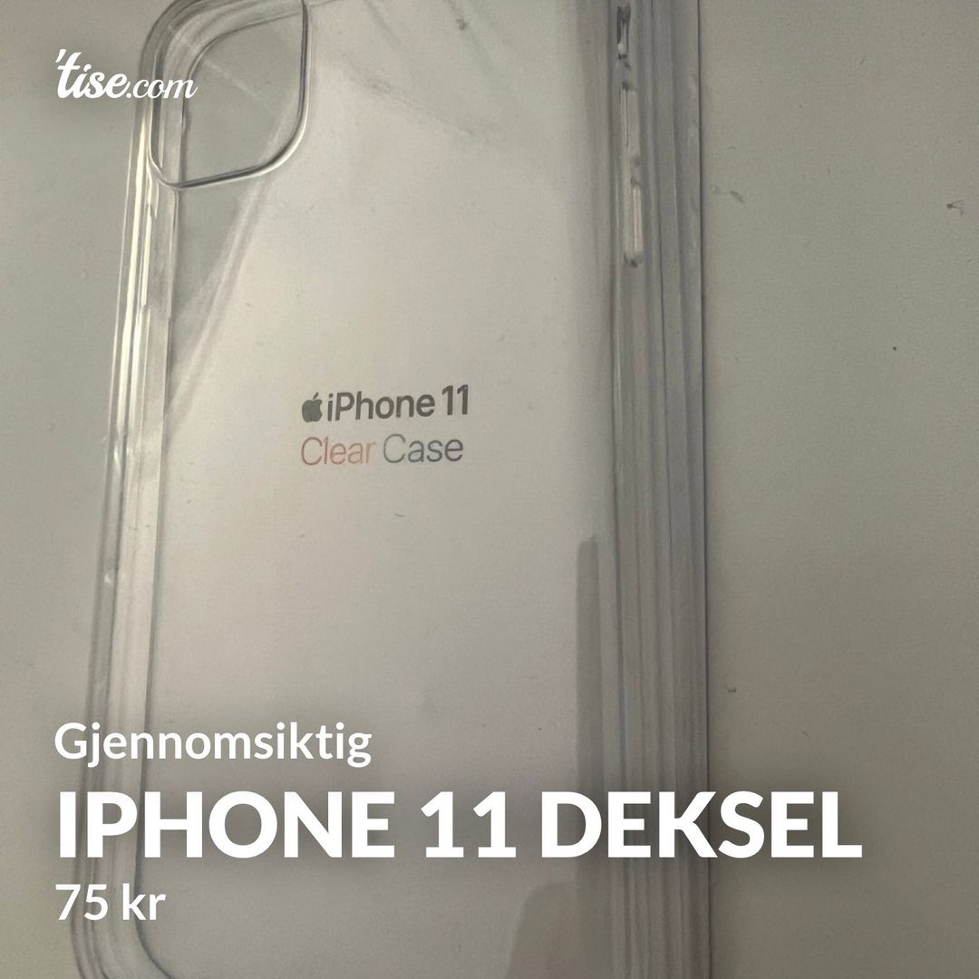 iPhone 11 deksel