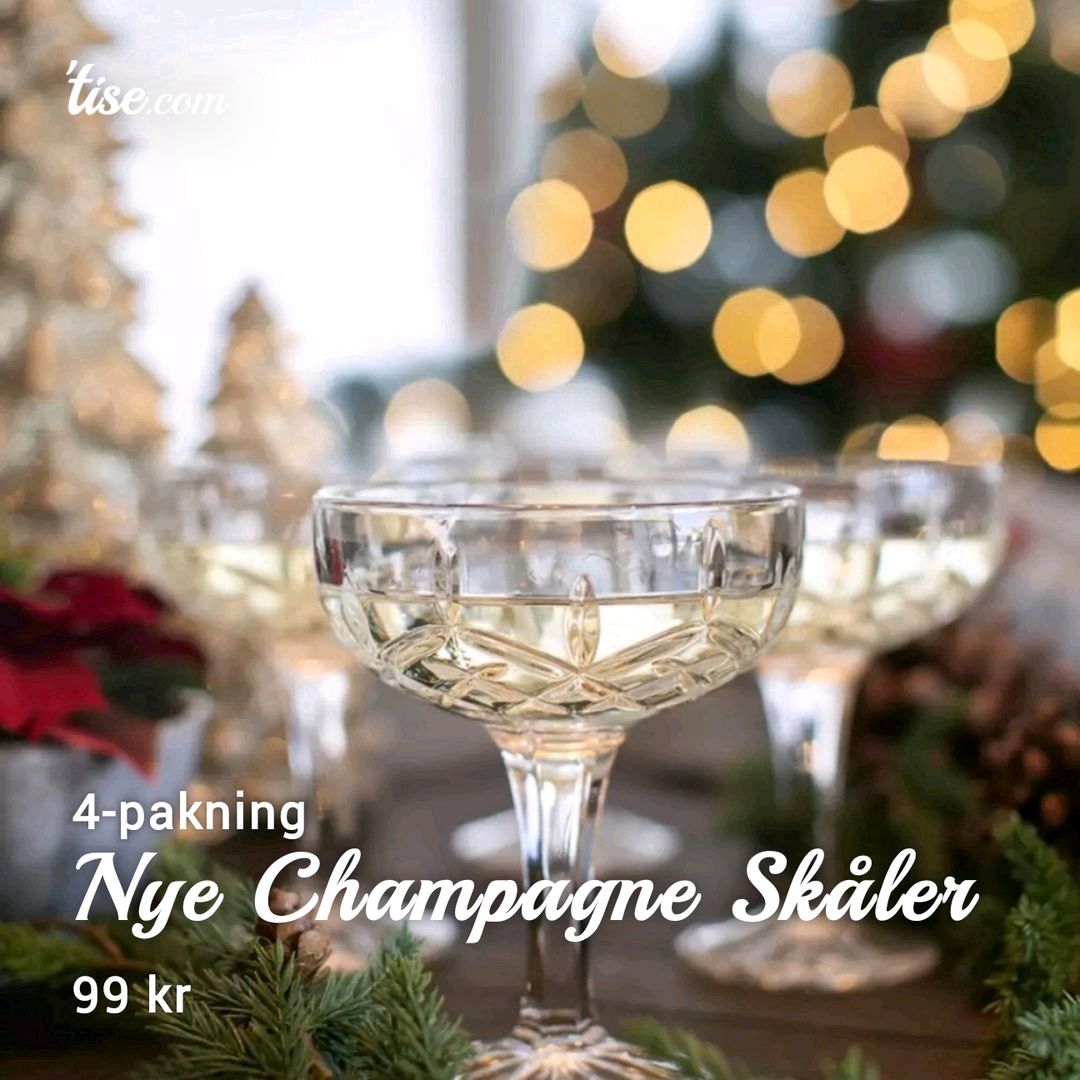 Nye Champagne Skåler