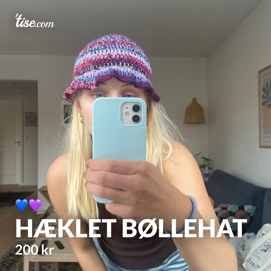 Hæklet bøllehat