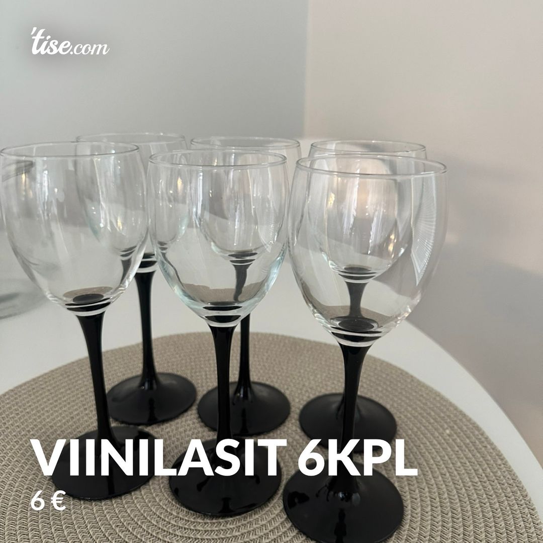 Viinilasit 6kpl