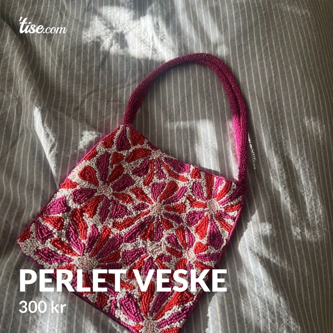 Perlet veske