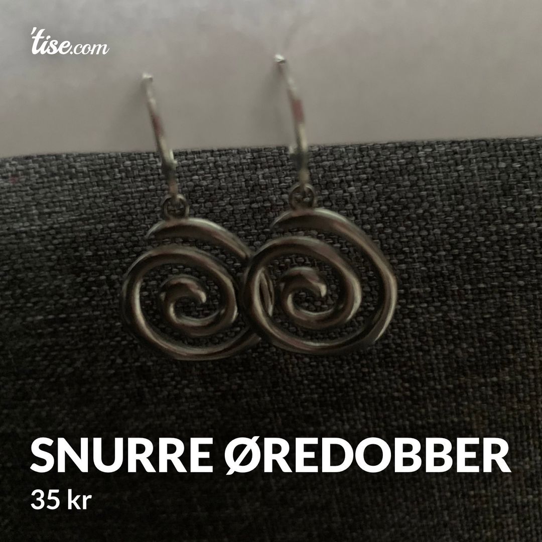 Snurre øredobber