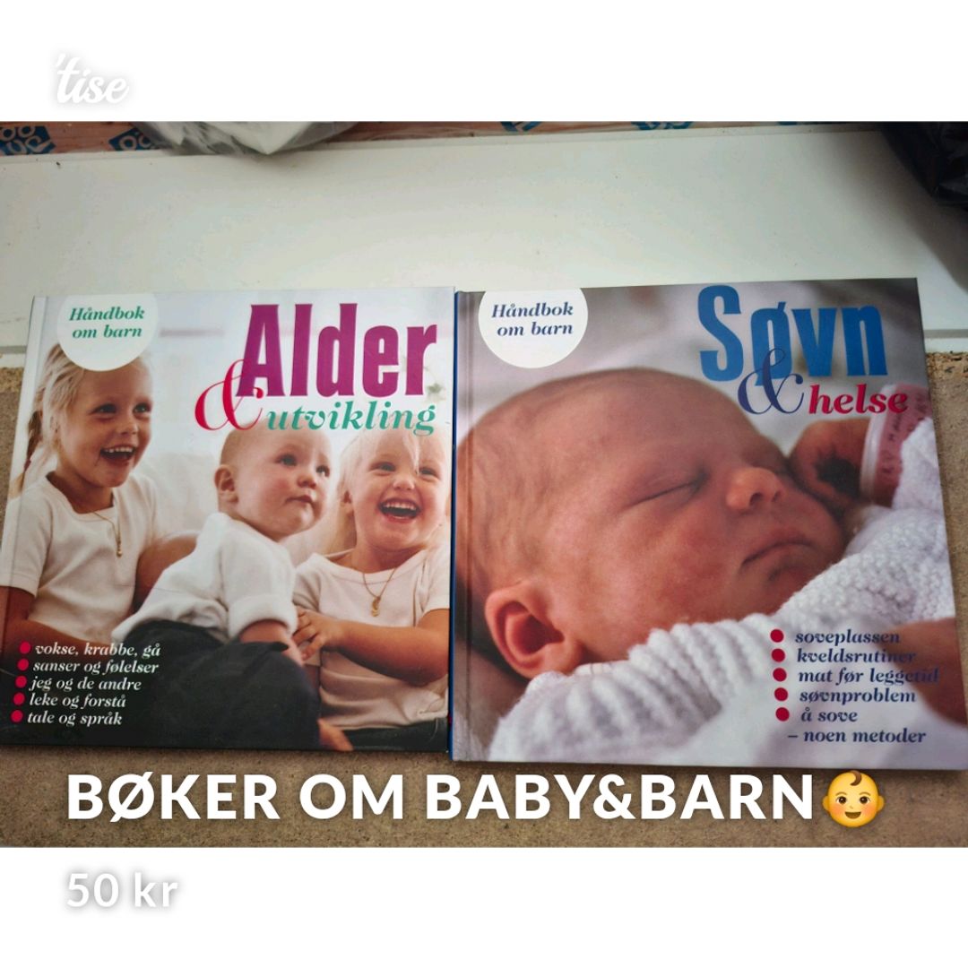 Bøker om babybarn👶