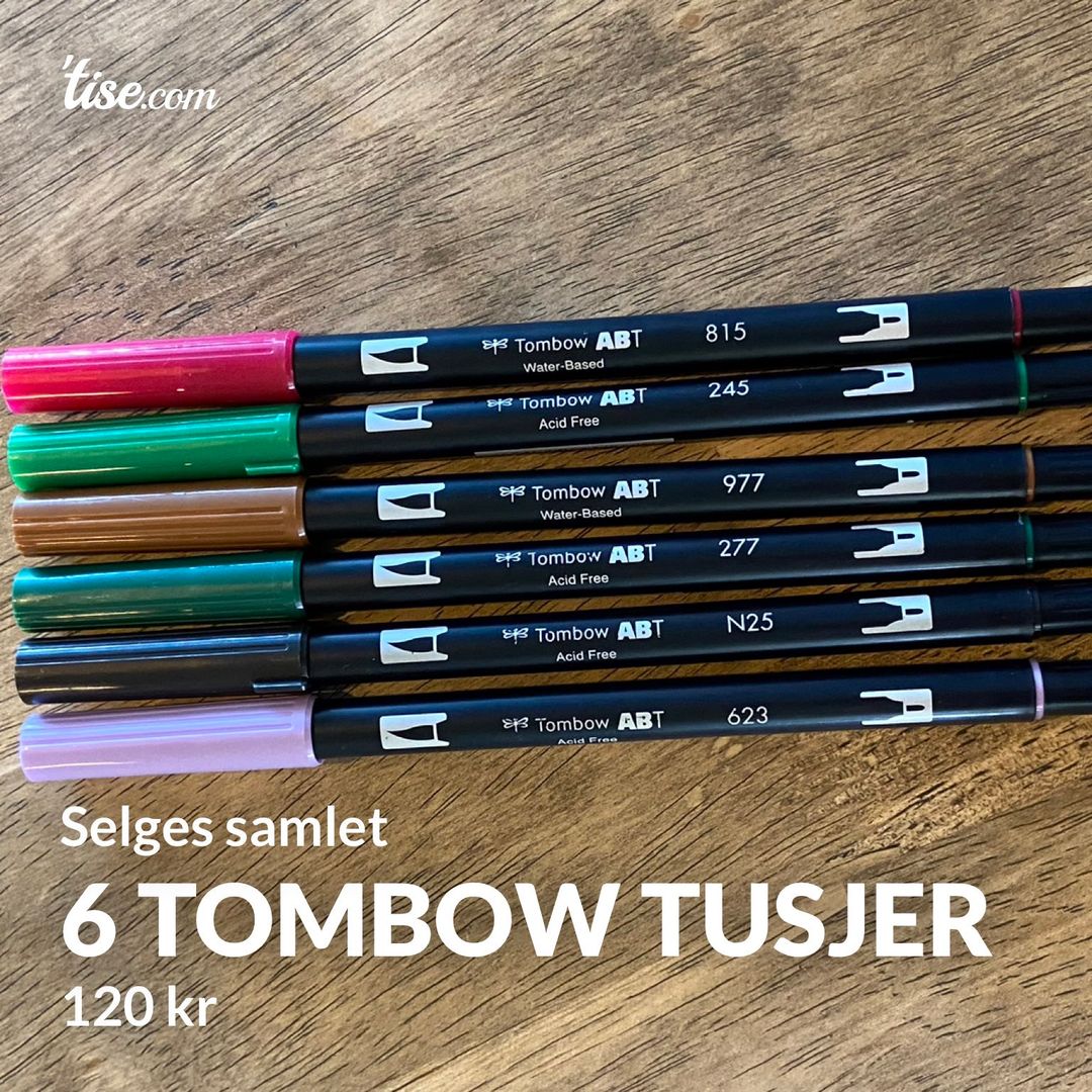 6 TomBow tusjer