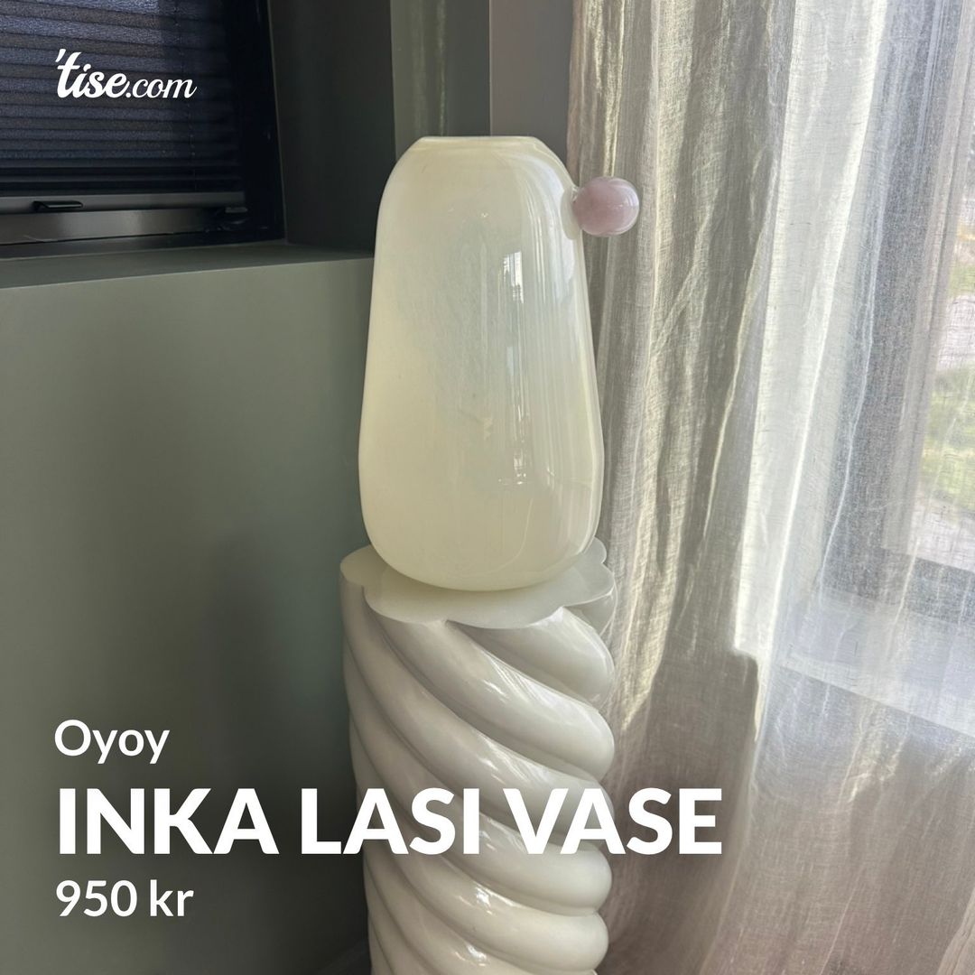 Inka lasi vase