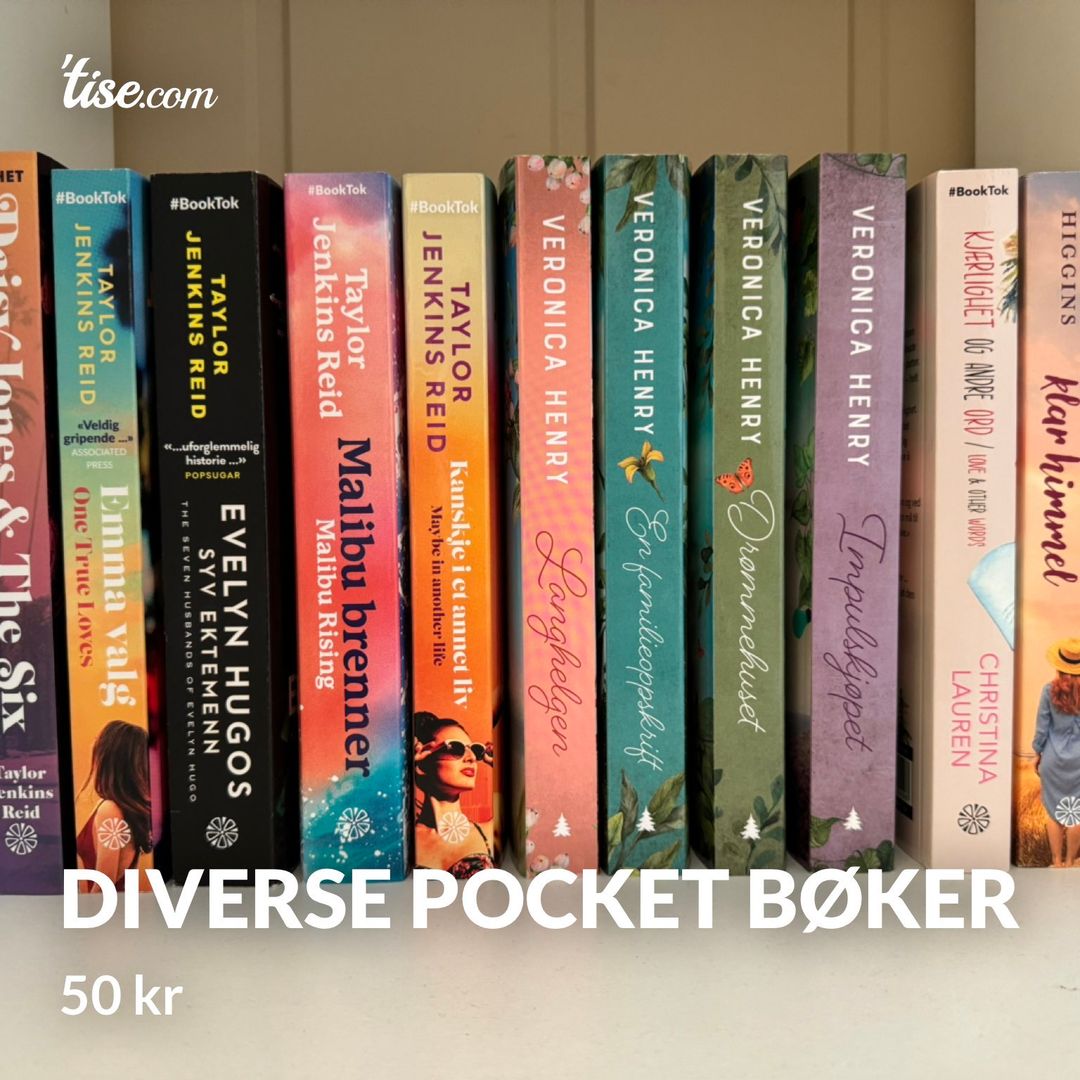 Diverse pocket bøker