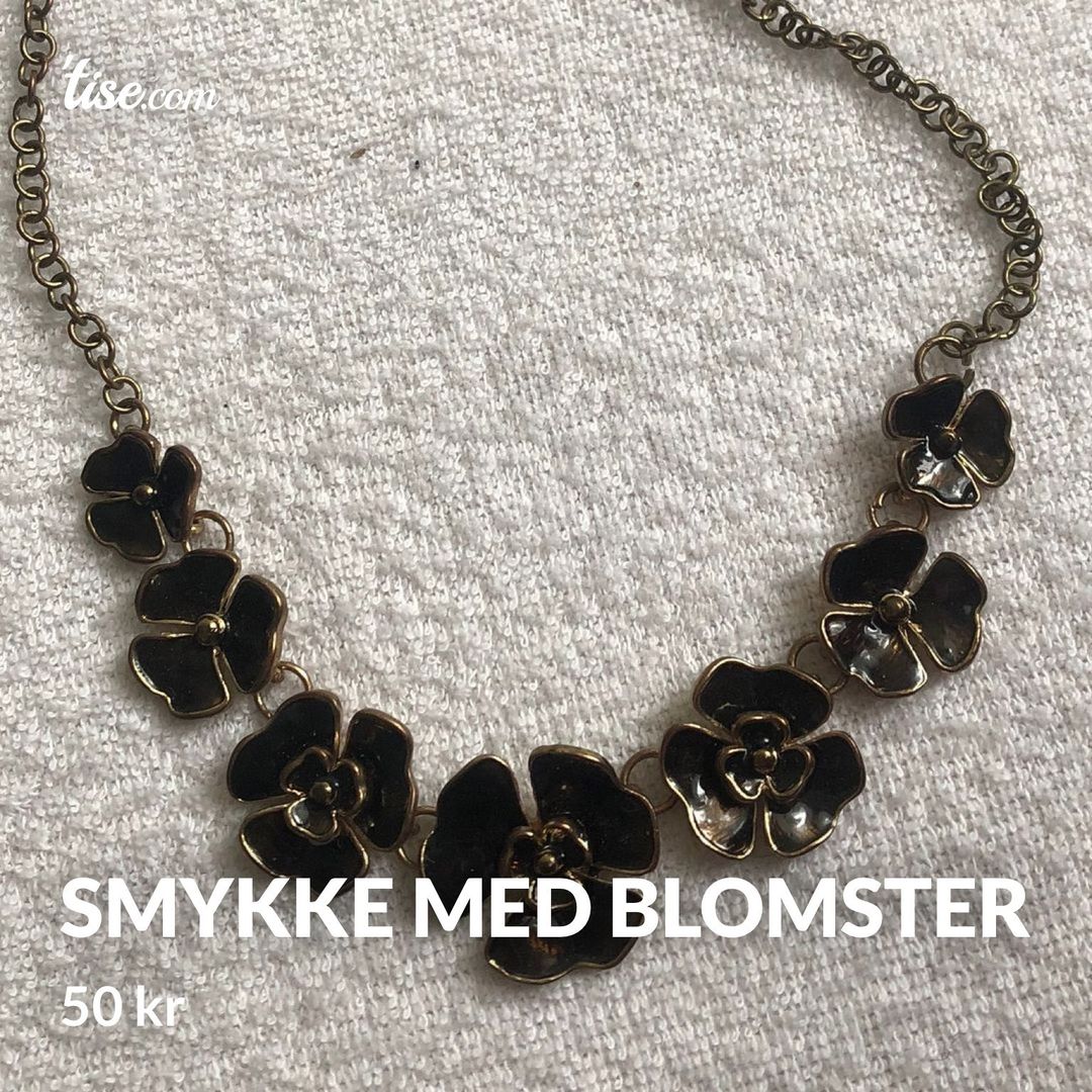 Smykke med blomster