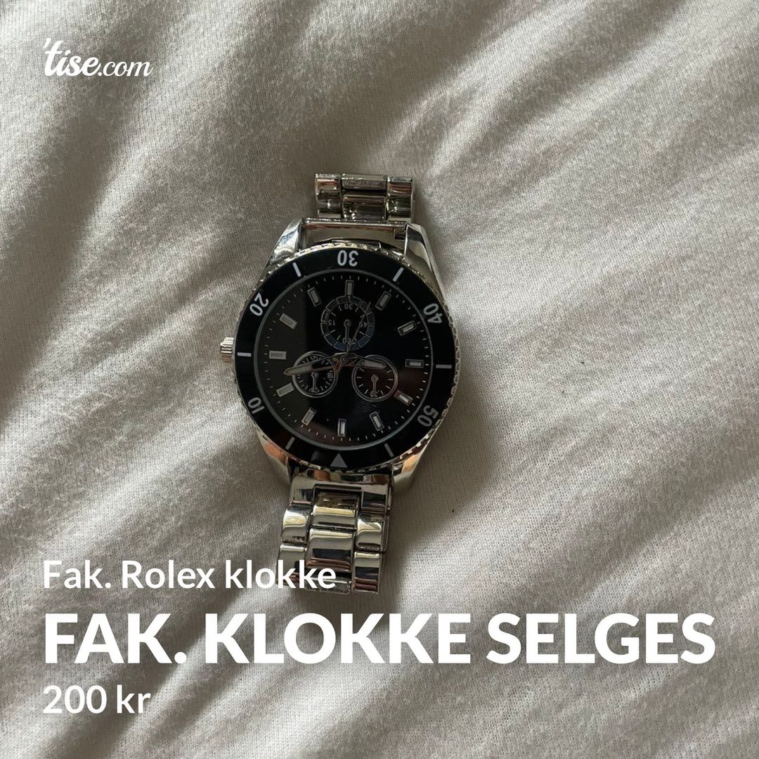 Fak. Klokke selges