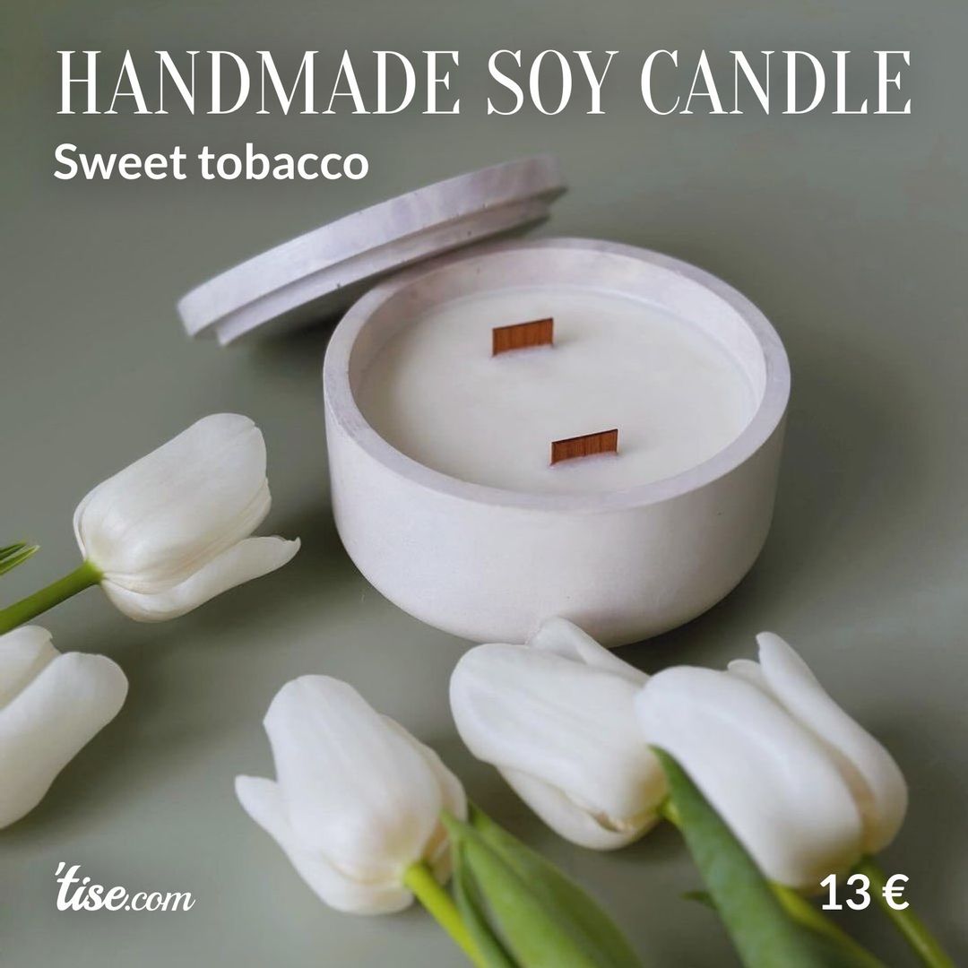 Handmade soy candle