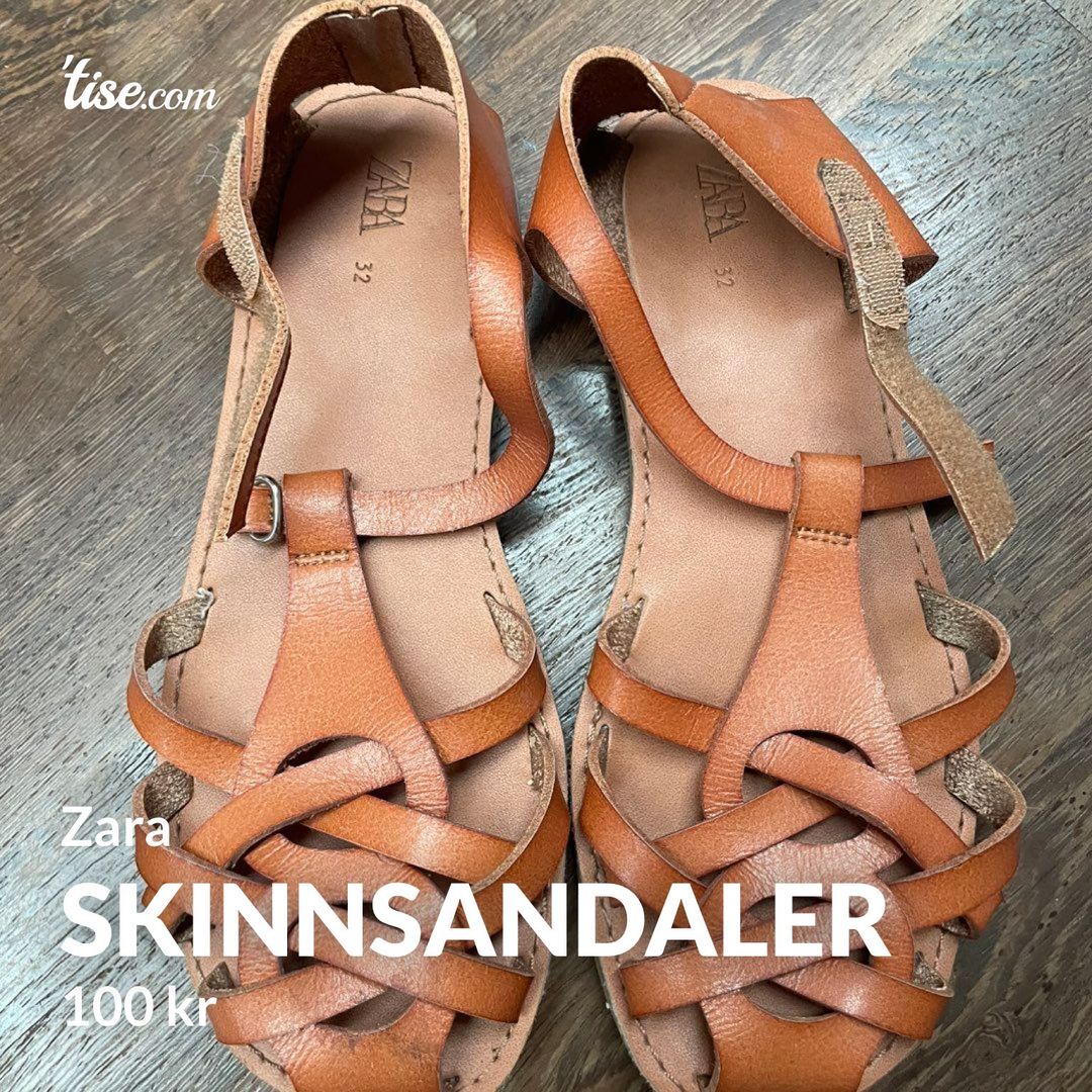 Skinnsandaler