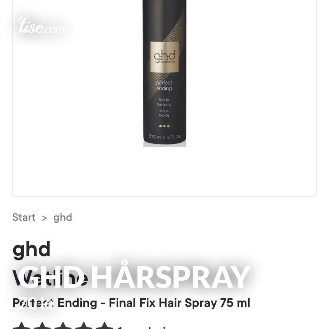 Ghd hårspray