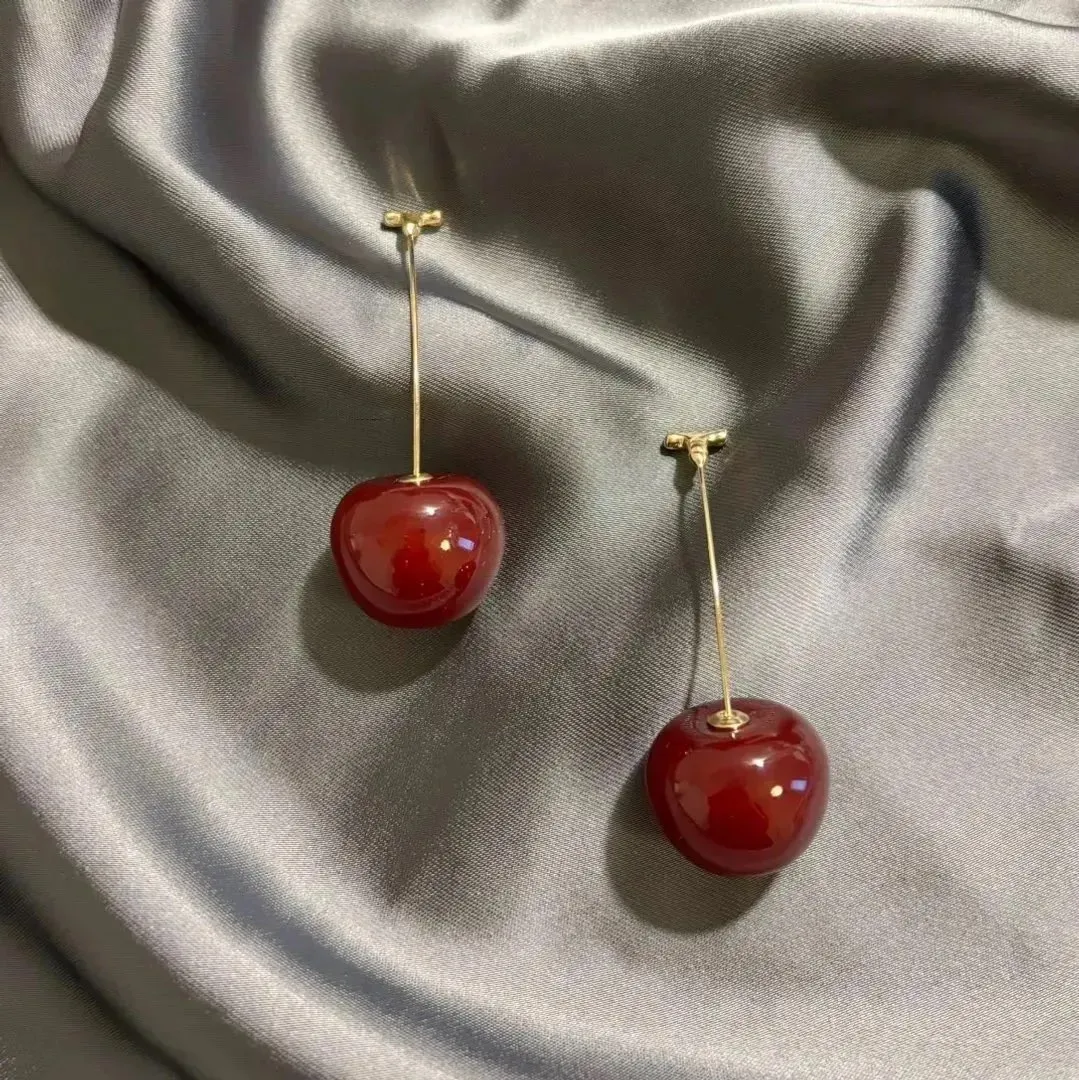 Cherry earrings