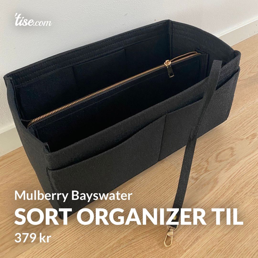 Sort organizer til