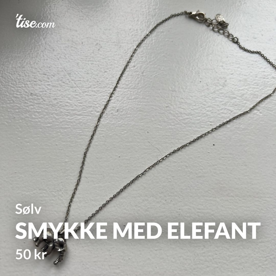 Smykke med elefant