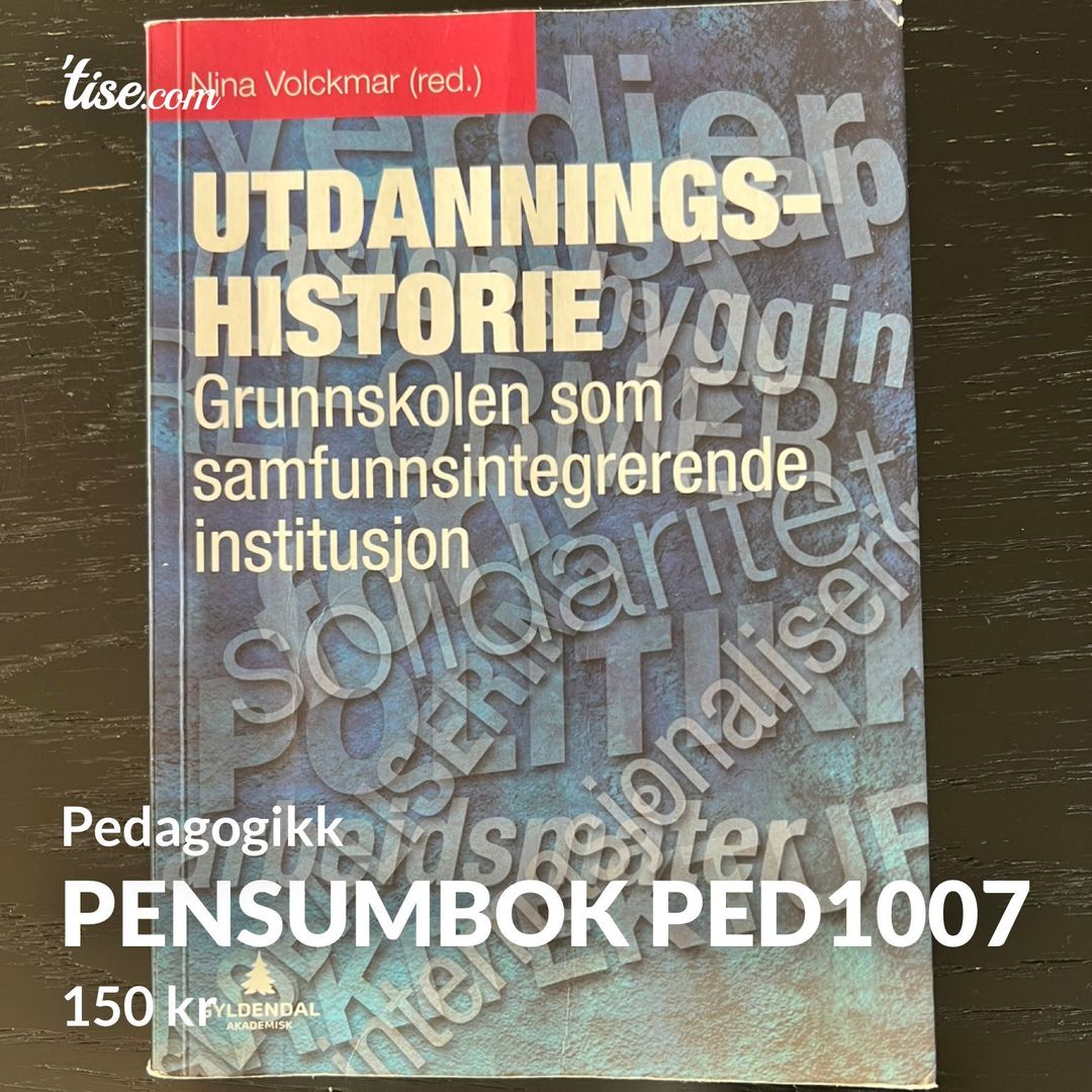 Pensumbok PED1007