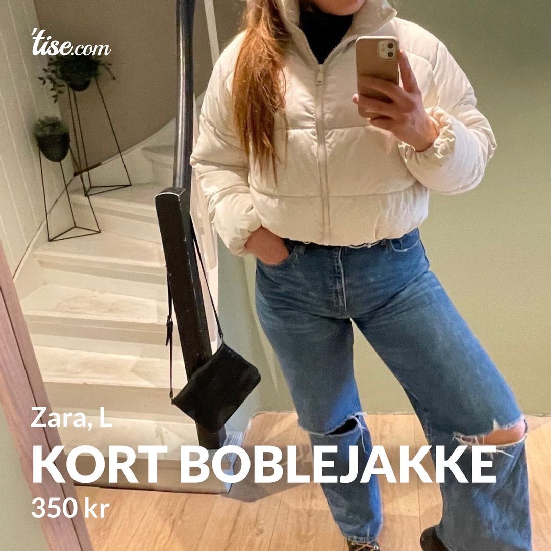 Kort boblejakke