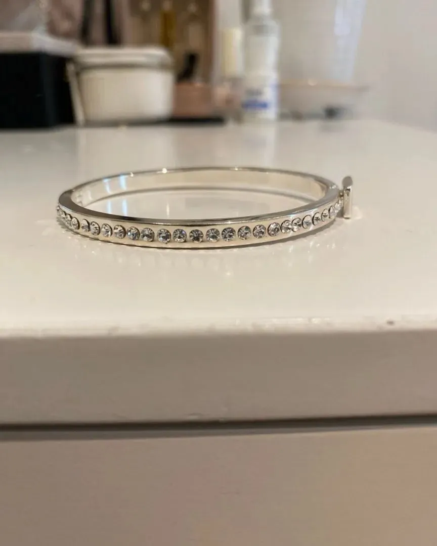 Sølv Diamant Armbånd