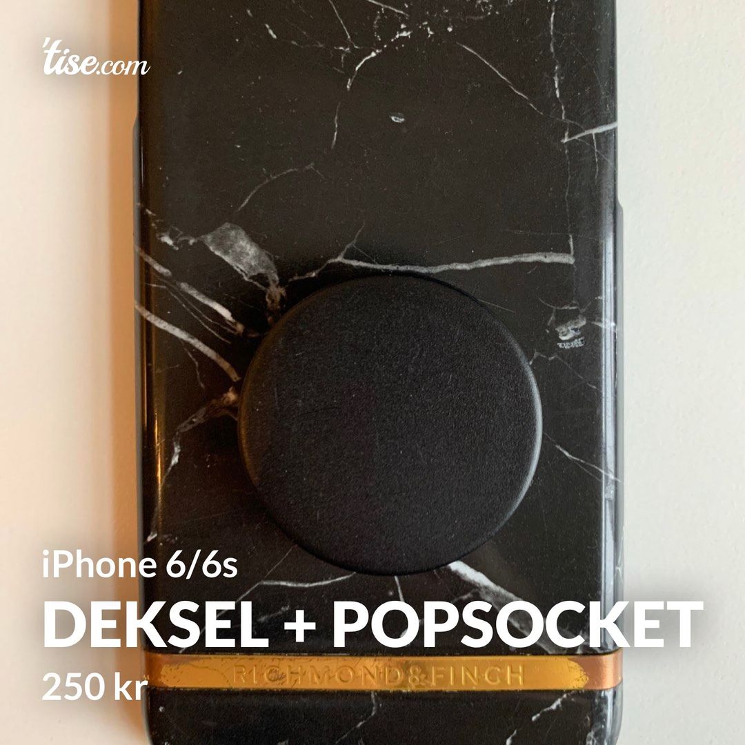 Deksel + Popsocket