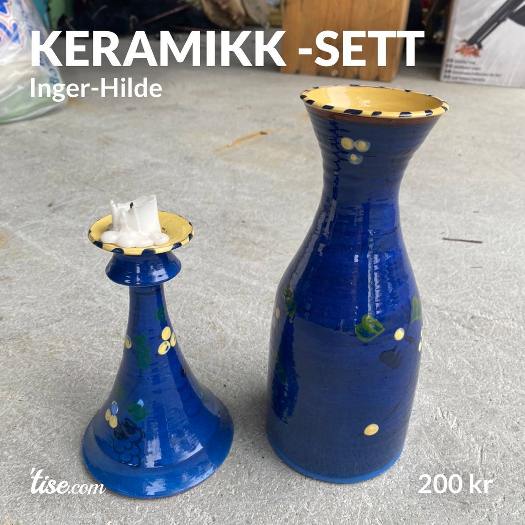 Keramikk -sett