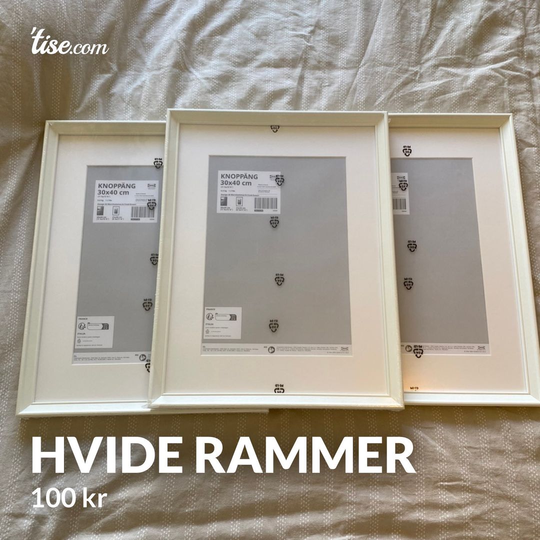 Hvide rammer