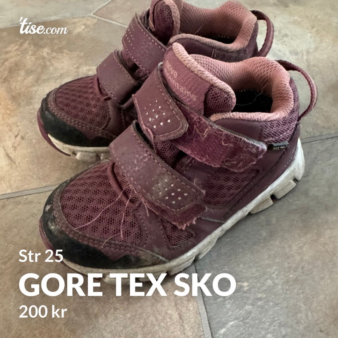 Gore tex sko