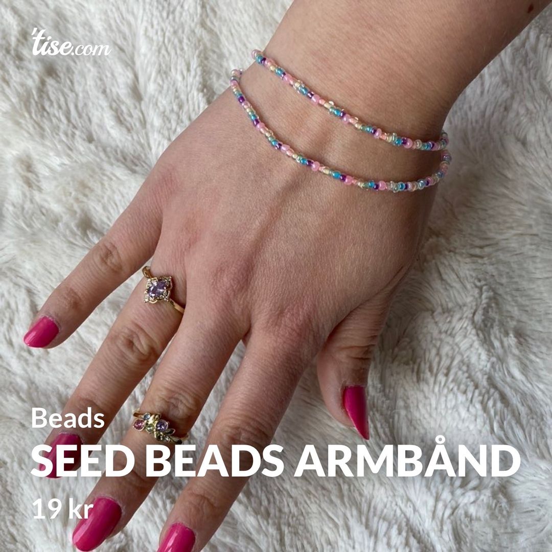 Seed beads armbånd