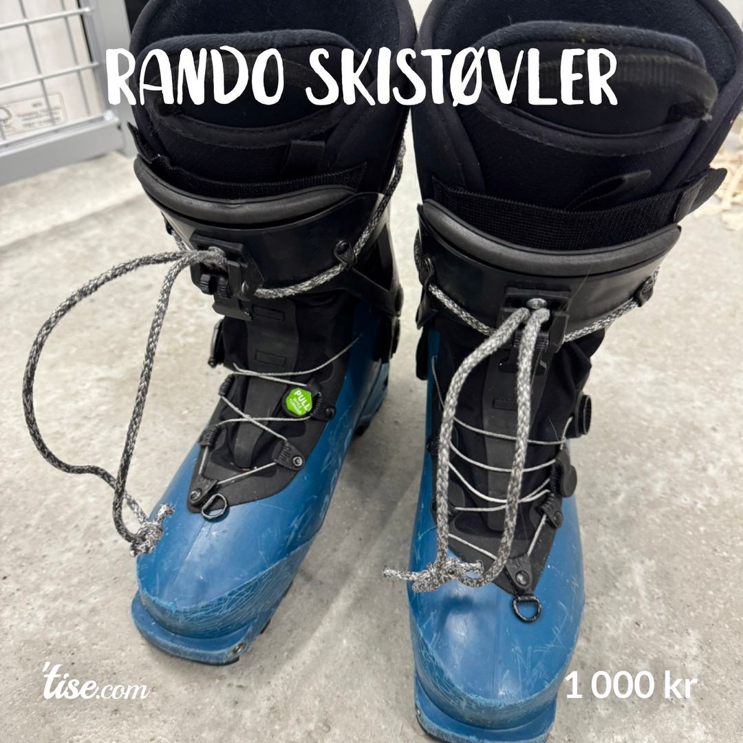 Rando skistøvler