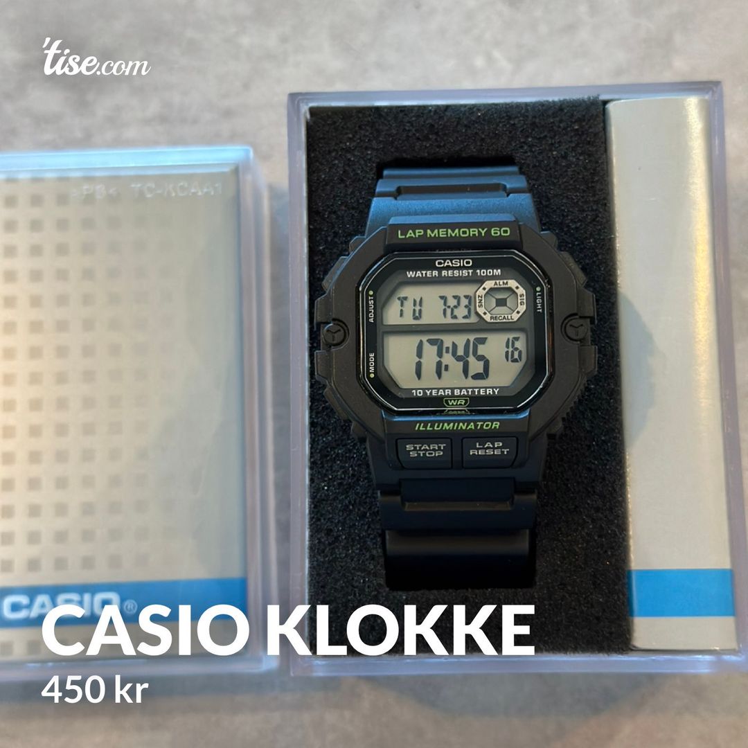 Casio klokke