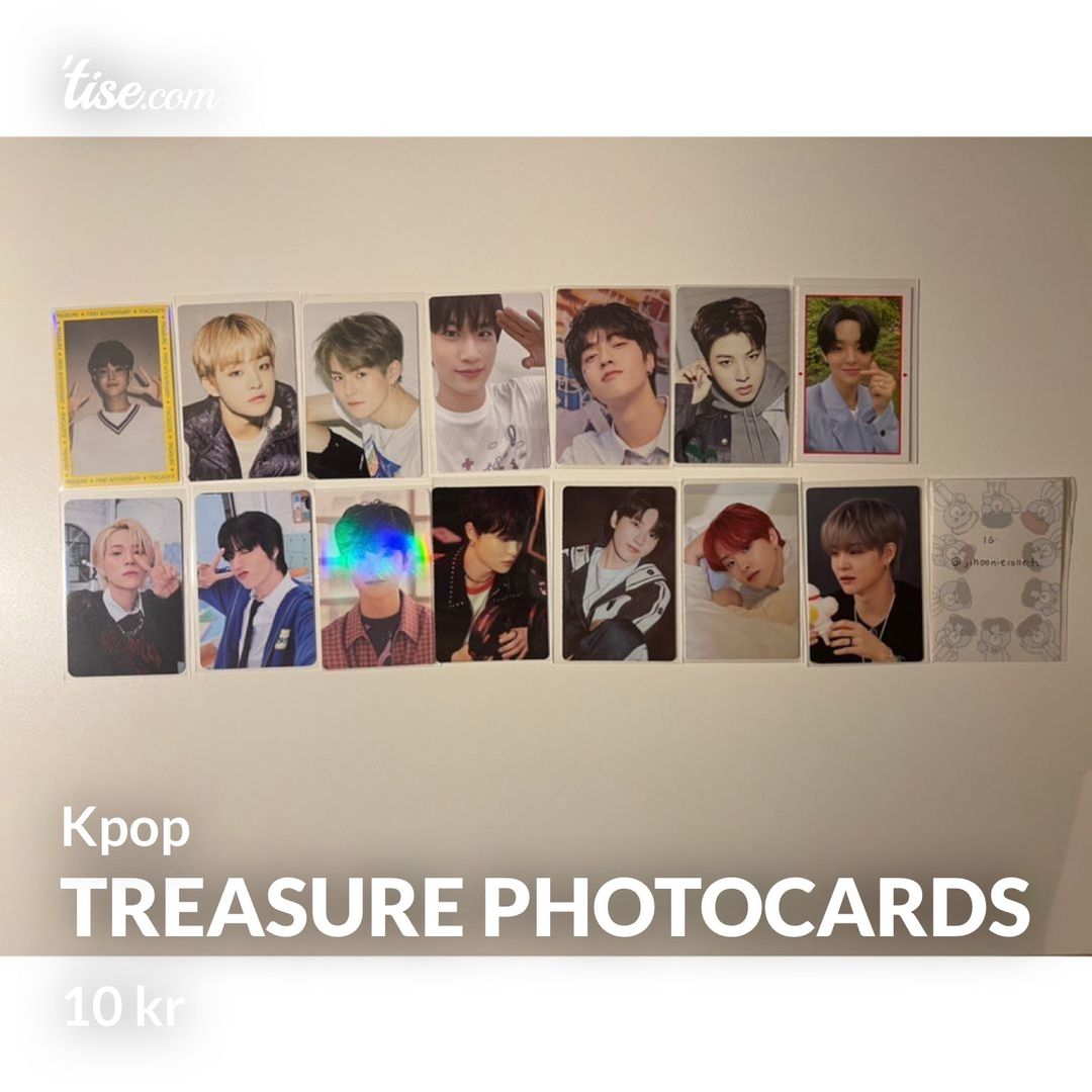 Treasure photocards